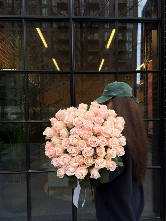 Luxury Pink Roses Bouquet