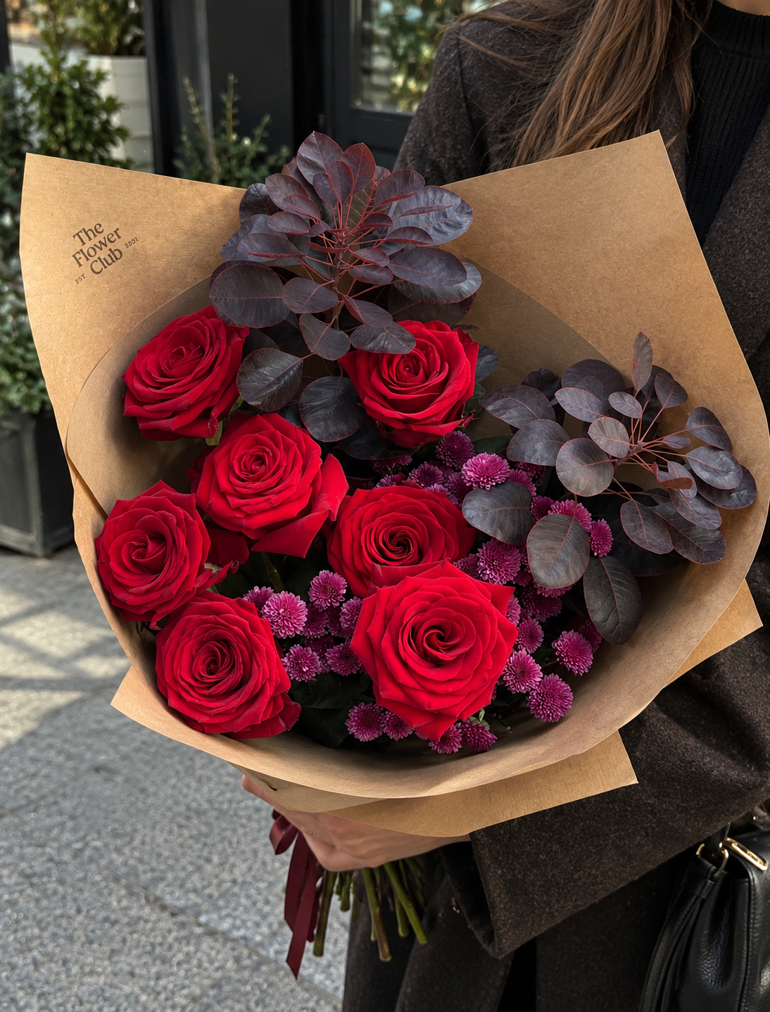 Ruby Romance – Red Rose Bouquet