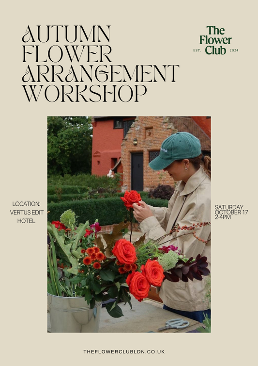 AUTUMN FLOWER WORKSHOP - 17 OCTOBER 2026