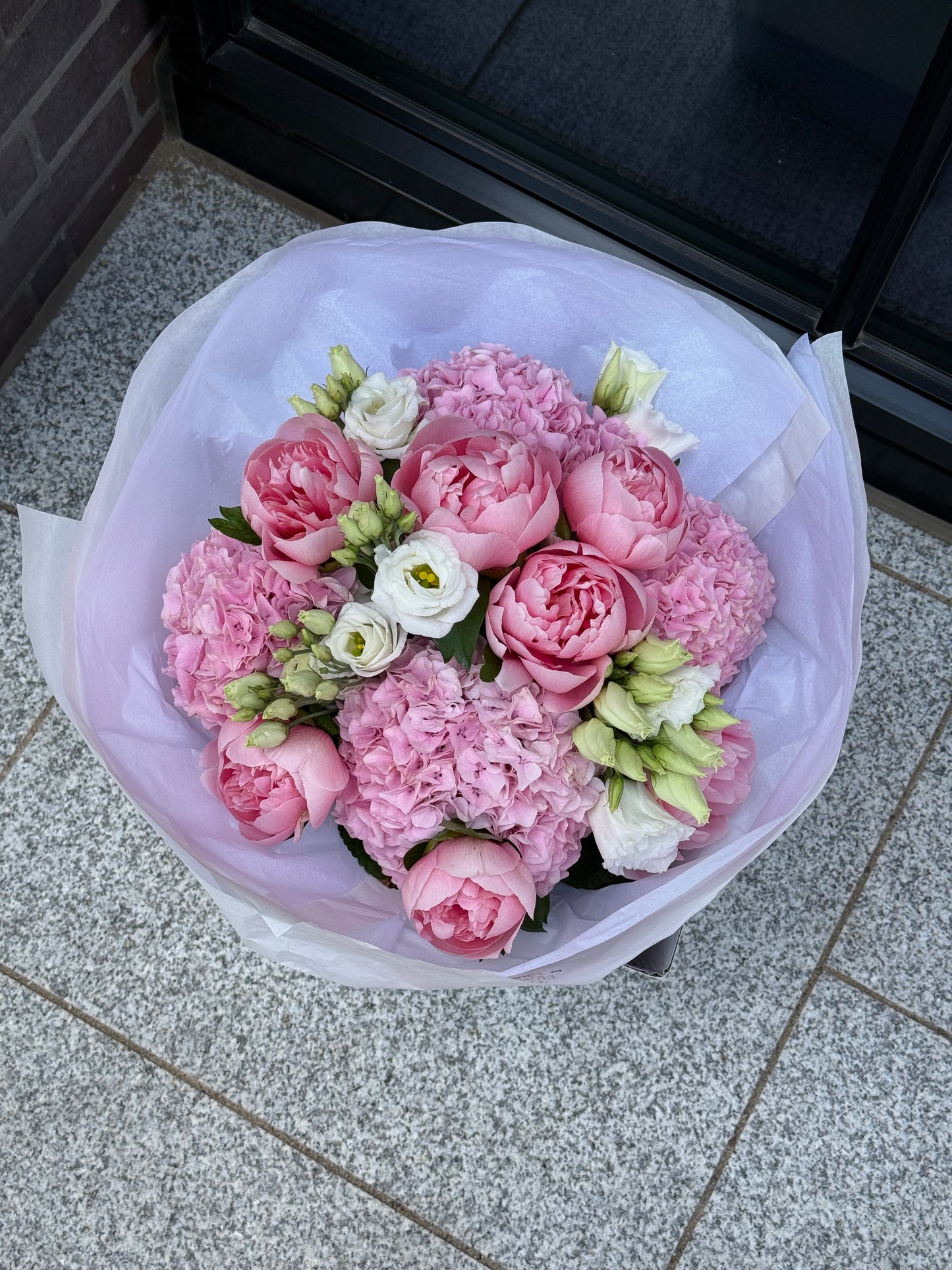 Soft Romance -  Peonies & Hydrangea