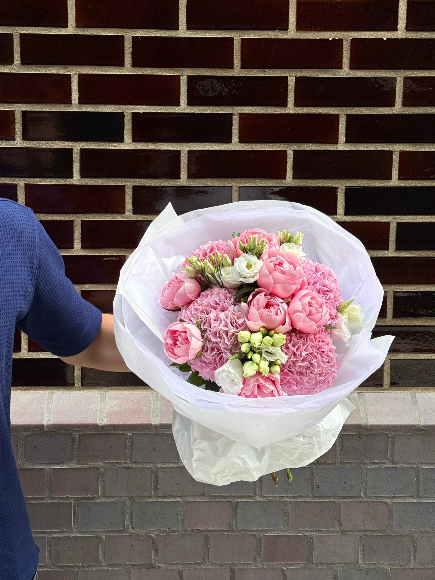 Soft Romance -  Peonies & Hydrangea